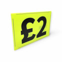 Black & Green Correx Market Price Sale Card Signs – Double-Sided Waterproof Display Boards