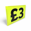 Black & Green Correx Market Price Sale Card Signs – Double-Sided Waterproof Display Boards