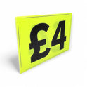 Black & Green Correx Market Price Sale Card Signs – Double-Sided Waterproof Display Boards