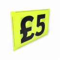 Black & Green Correx Market Price Sale Card Signs – Double-Sided Waterproof Display Boards