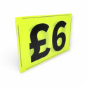 Black & Green Correx Market Price Sale Card Signs – Double-Sided Waterproof Display Boards