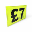 Black & Green Correx Market Price Sale Card Signs – Double-Sided Waterproof Display Boards