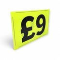 Black & Green Correx Market Price Sale Card Signs – Double-Sided Waterproof Display Boards