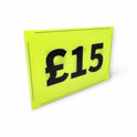 Black & Green Correx Market Price Sale Card Signs – Double-Sided Waterproof Display Boards