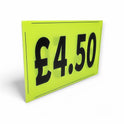 Black & Green Correx Market Price Card Sign Board Double-Sided & Waterproof