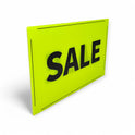 Black & Green Correx Market Promotion Card Sign Board Double-Sided & Waterproof