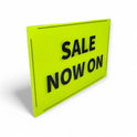 Black & Green Correx Market Promotion Card Sign Board Double-Sided & Waterproof