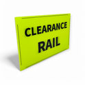 Black & Green Correx Market Promotion Card Sign Board Double-Sided & Waterproof