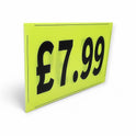 Black & Green Correx Market Price Card Sign Board Double-Sided & Waterproof