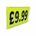 Black & Green Correx Market Price Card Sign Board Double-Sided & Waterproof