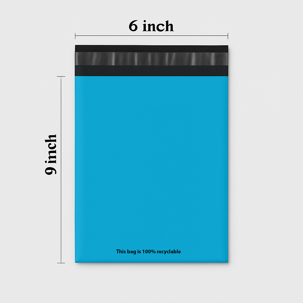 100x Blue Mailing Bags