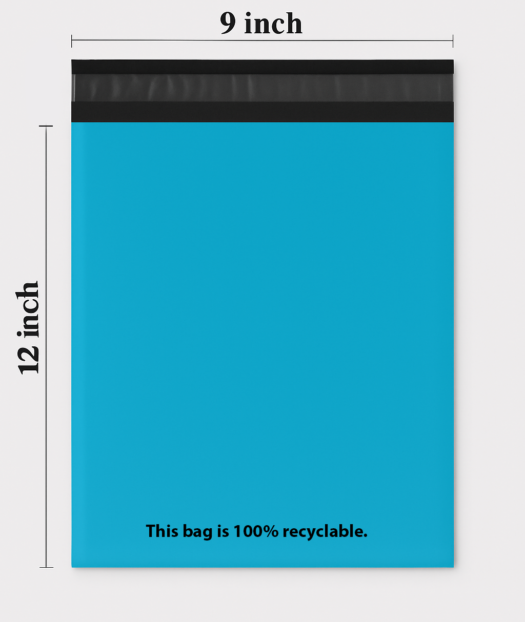 100x Blue Mailing Bags
