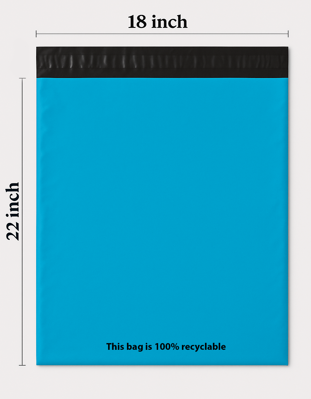 100x Blue Mailing Bags