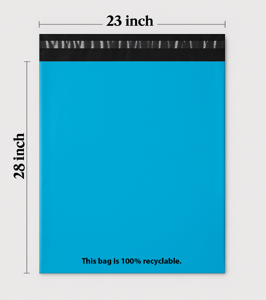 100x Blue Mailing Bags