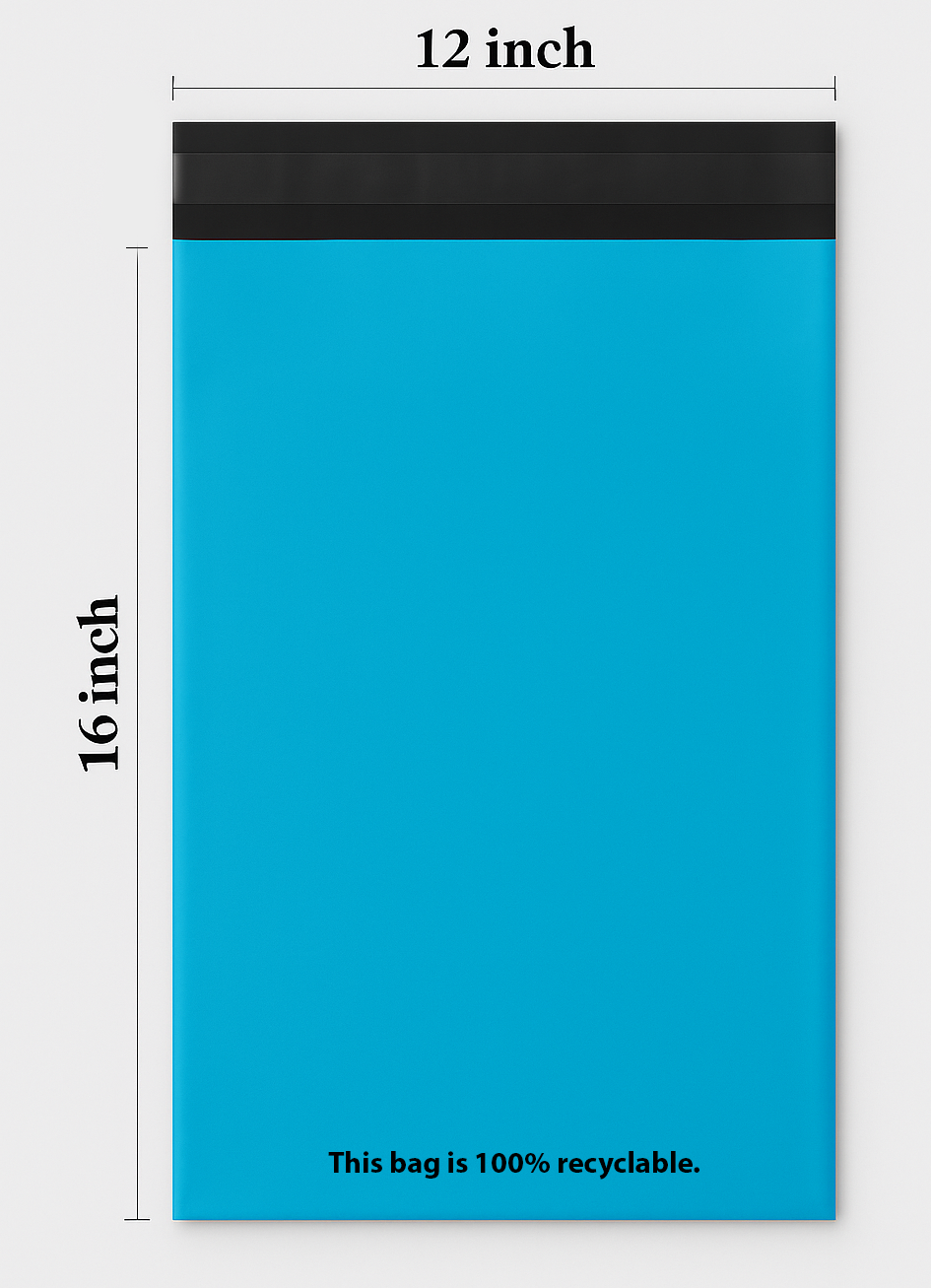 100x Blue Mailing Bags