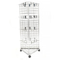 7ft Three-Way Grid Mesh Stand With Euro Hooks Included