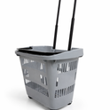 31 Litre Plastic Shopping Trolley Basket Supermarket Retail Store