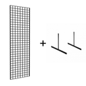 8FT BLACK MESH WITH L-LEG OR T-LEG