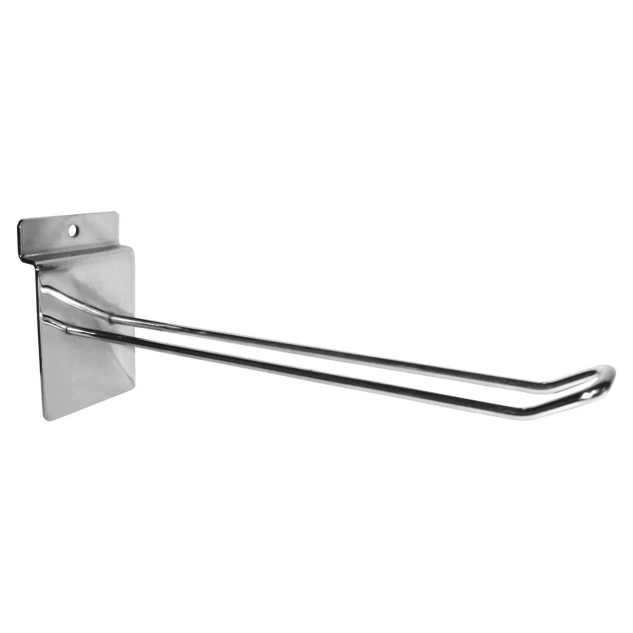 8" Slatwall Euro Hooks Accessory Single Prong Shop Display (8 Inch)