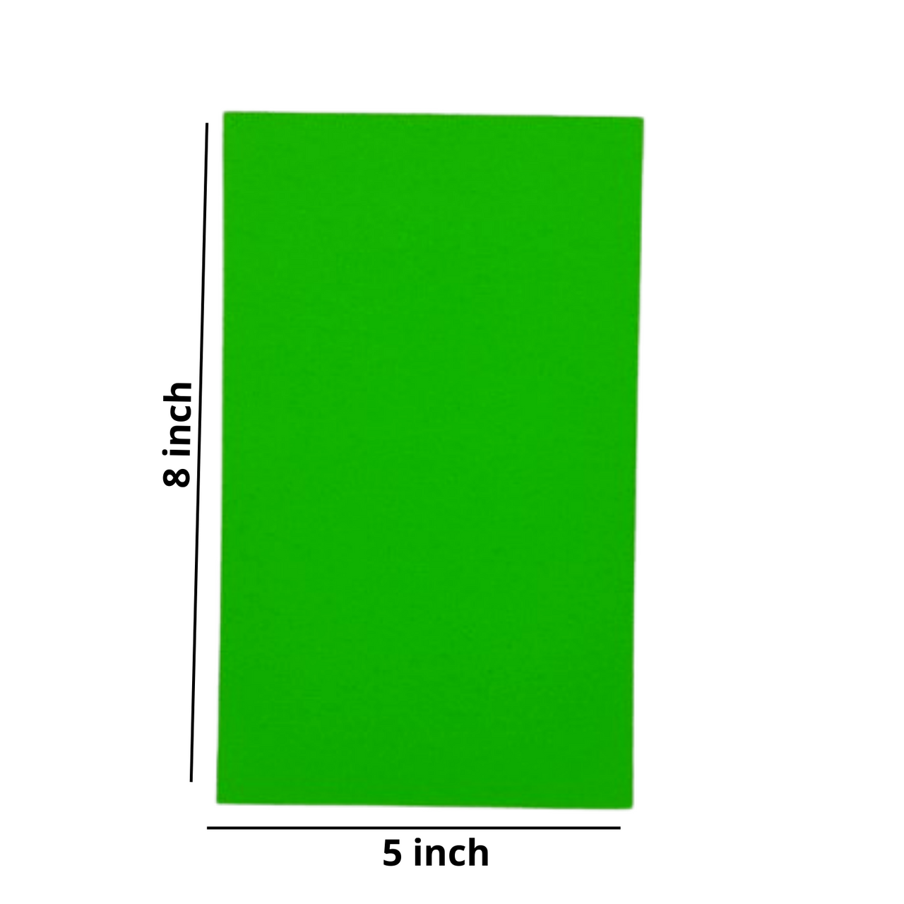 Thin Sized Plain Fluorescent Dyglo Cards