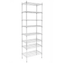 8 Tier Chrome Wire Shelving - 6ft Height