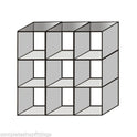 New Toughen Glass Cube Display Set Counter Top Or Free Standing Displays Size 9-A