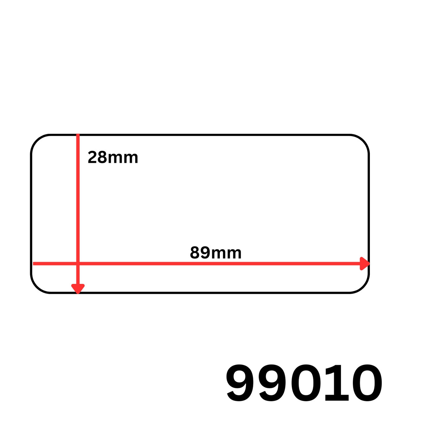 Compatible Dymo Thermal Label - 99010