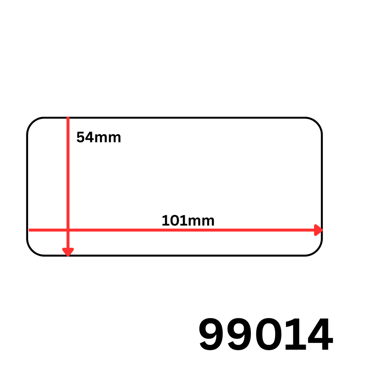 Compatible Dymo Thermal Label - 99014