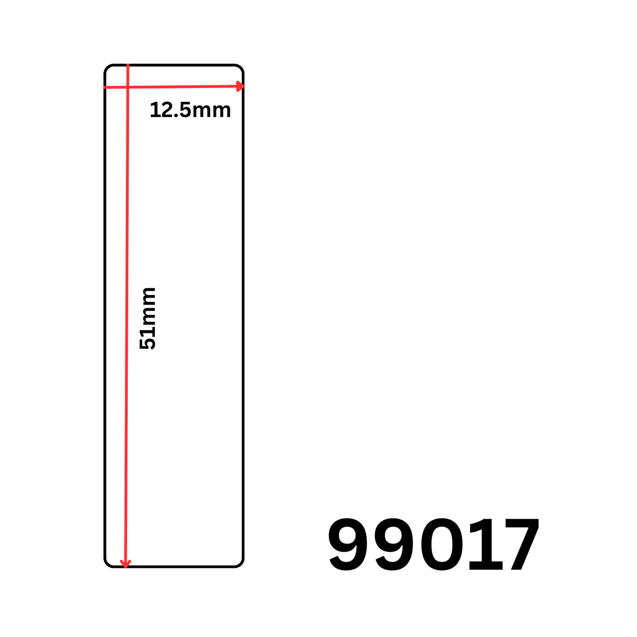 Compatible Dymo Thermal Label - 99017