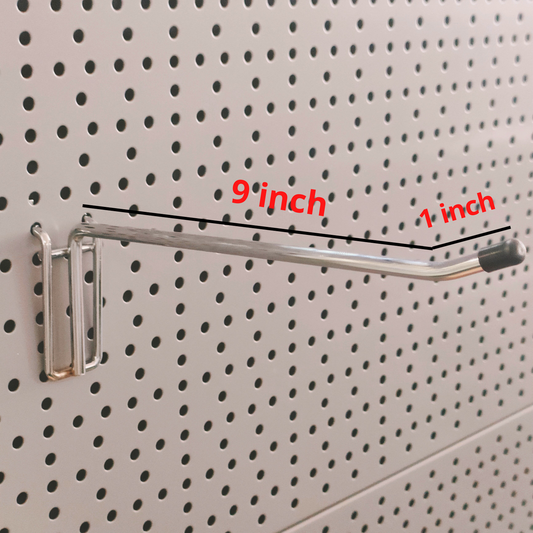 10 inch long pegboard hooks