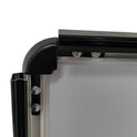 Black Heavy Duty Silver Pavement Sign Waterbase A1&A2 Outdoor Poster Display Stand