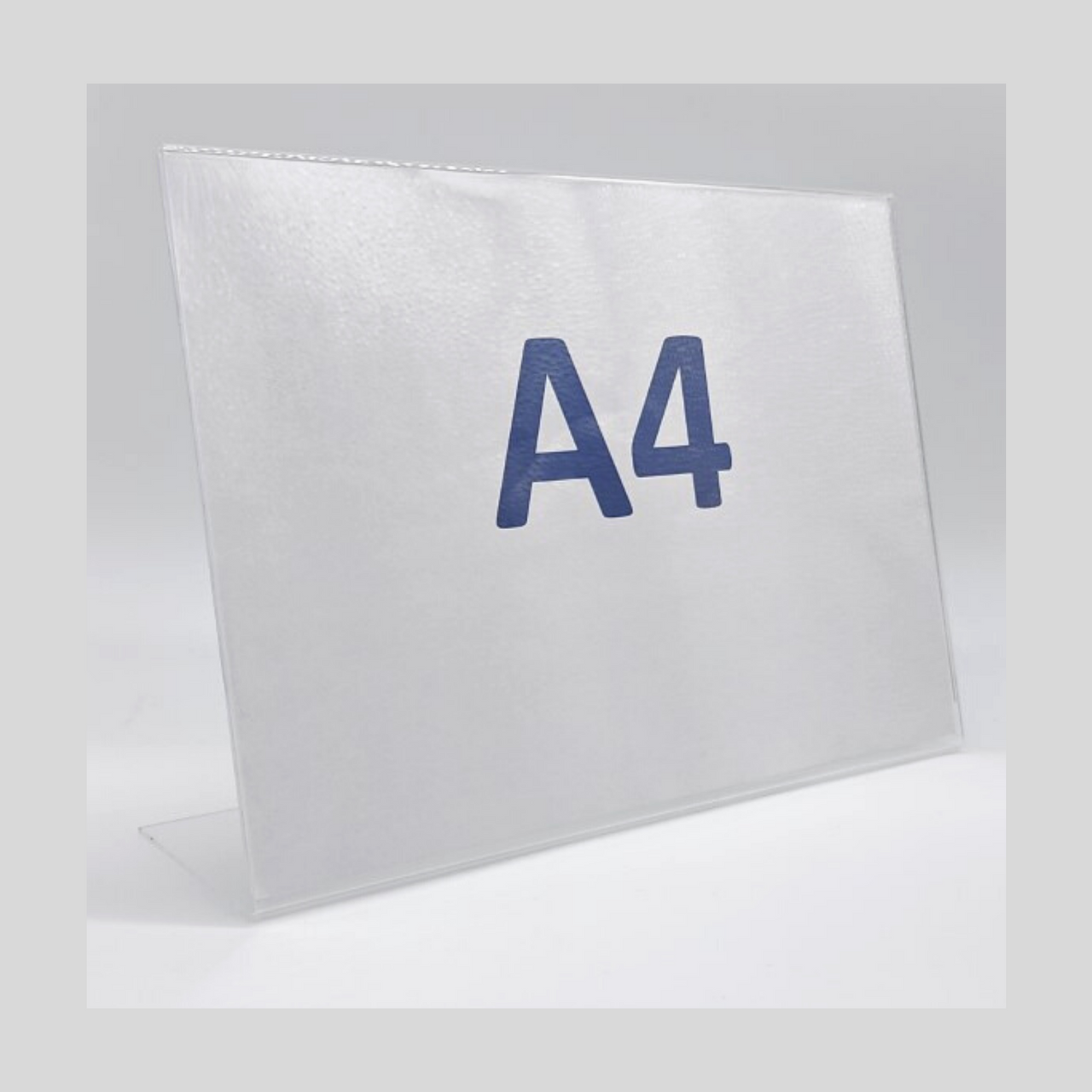 A4 Landscape Acrylic Poster Holder Stand