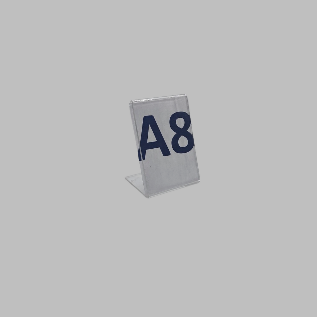 A8 Portrait Acrylic Poster Holder Stand