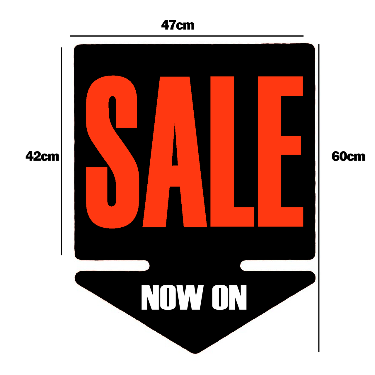 Arrow SALE NOW ON Double-Sided Hanging Sign