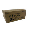 10" x 12" Strong White Patch Handle Plastic Carrier Bag with reinforced handles, available in packs of 100 or boxes of 1000
