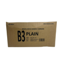14" x 14" Strong White Patch Handle Plastic Carrier Bag with reinforced handles, available in packs of 100 or boxes of 1000