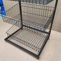 Black 5 x Tier Single Side Display Baskets-65cm