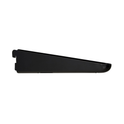 Black MDF Twin Slot Shelving Set