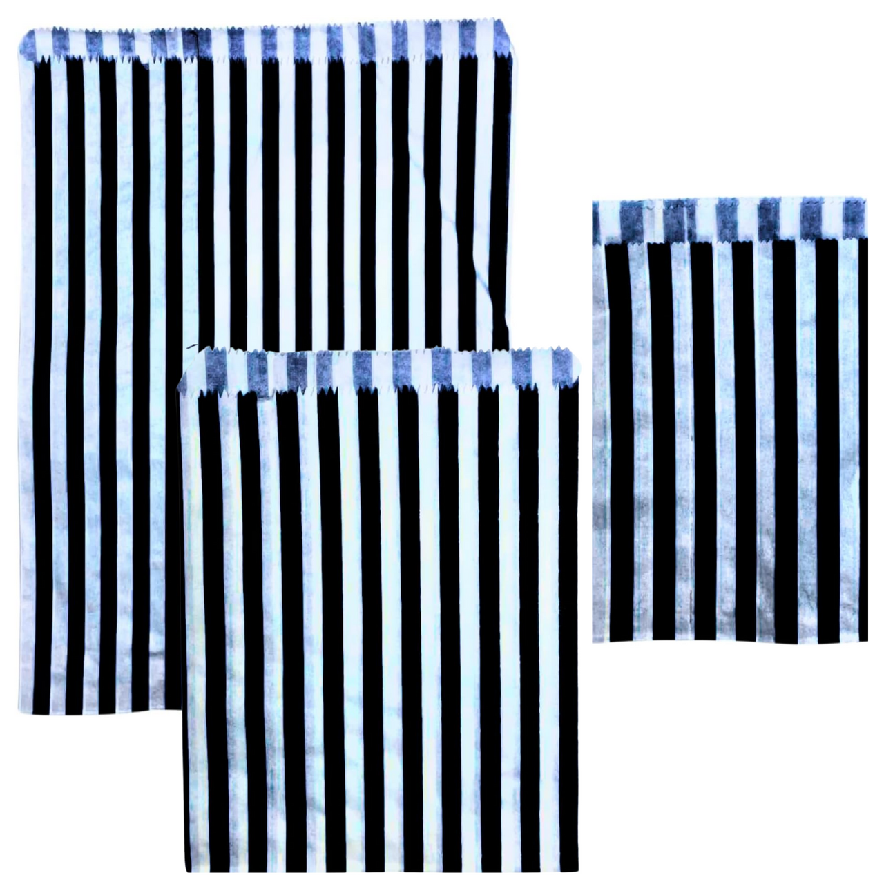 Candy Stripe Paper Bags Party Wedding Cake Sweet Treat Pick & Mix Gift Shop Bag