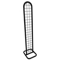 Black Gridwall Tower Display for Retail & Exhibitions, Easy Assembly & Storage