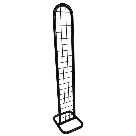 Black Gridwall Tower Display for Retail & Exhibitions, Easy Assembly & Storage