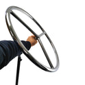 Garment Rail Clothes Display Circular Fashion Adjustable Height Rack