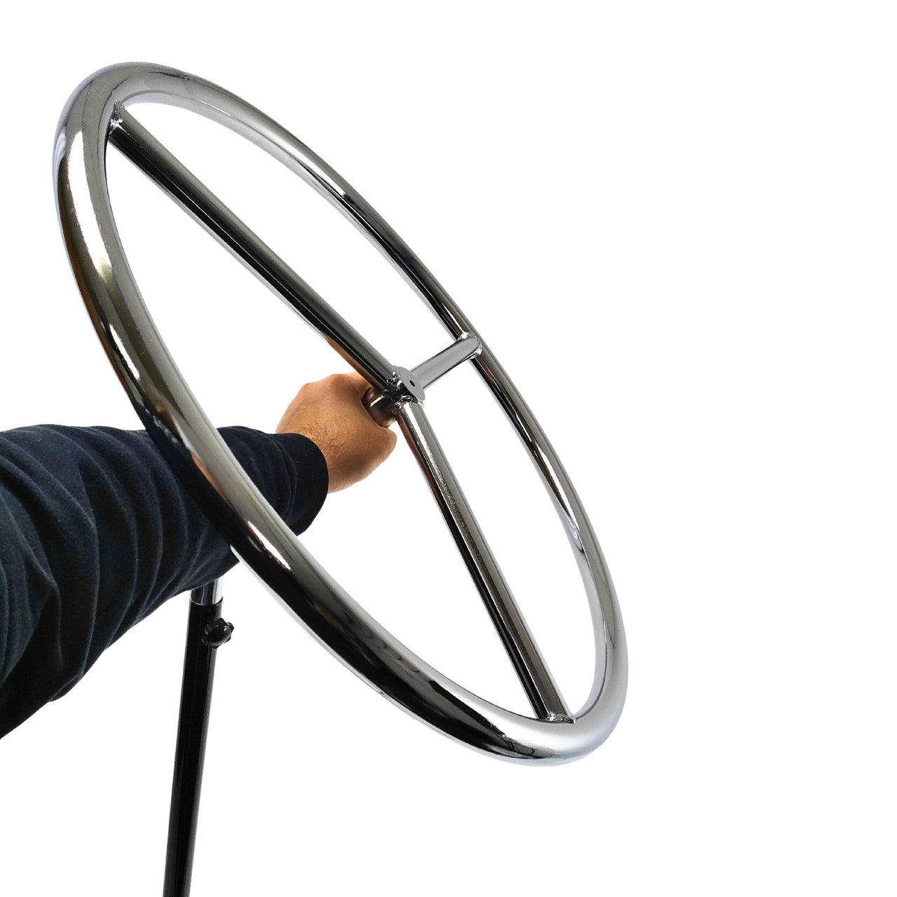 Garment Rail Clothes Display Circular Fashion Adjustable Height Rack