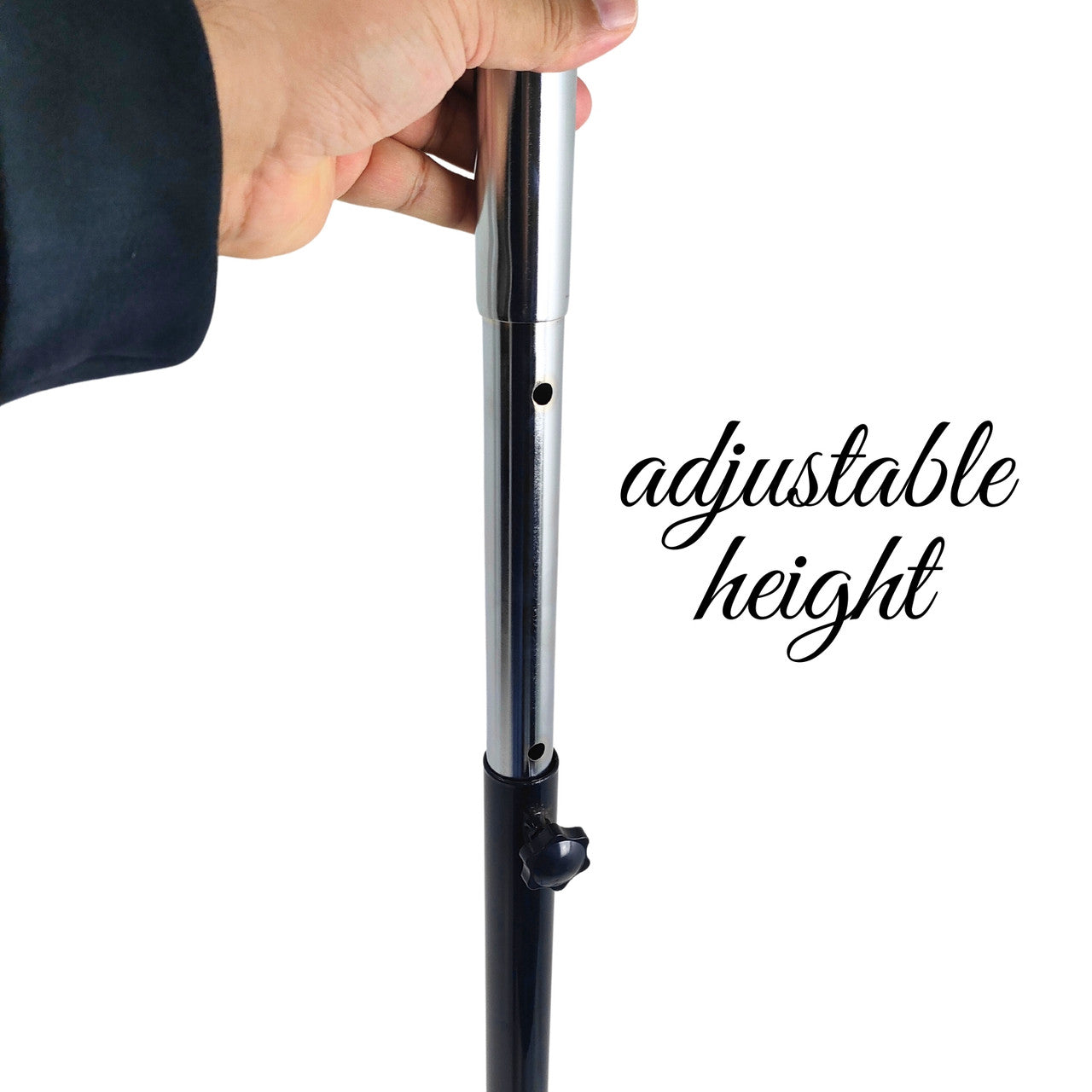 Garment Rail Clothes Display Circular Fashion Adjustable Height Rack