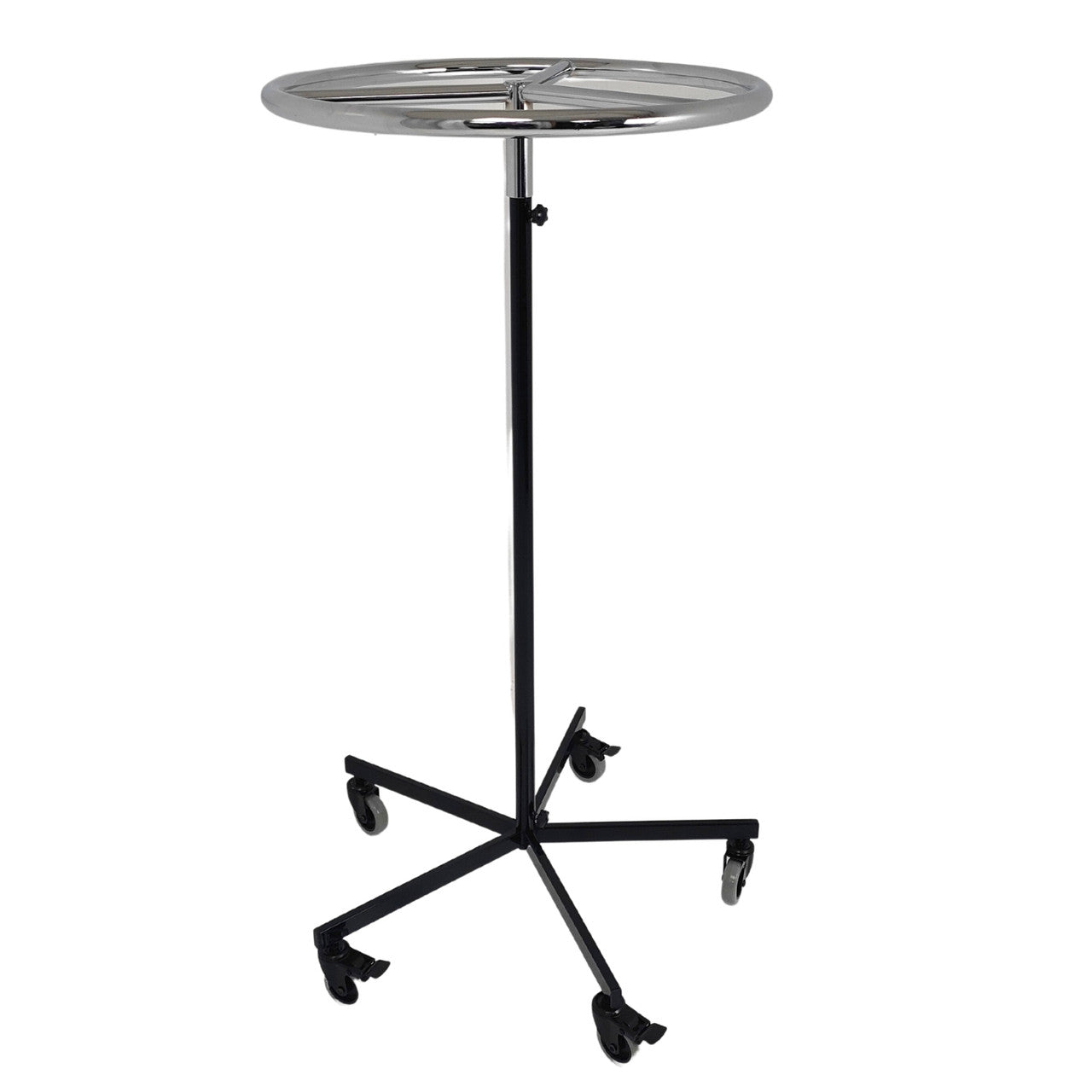 Garment Rail Clothes Display Circular Fashion Adjustable Height Rack