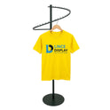 Black Spiral Clothes Rail Display Stand