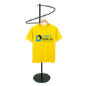 Black Spiral Clothes Rail Display Stand