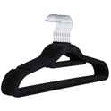 Black Velvet Coated Hangers