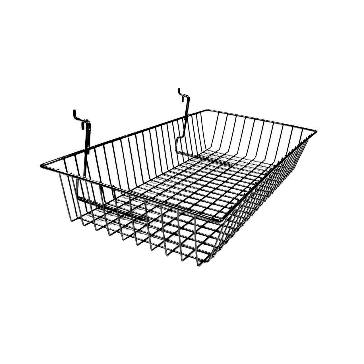 Black Heavy Duty Grid Mesh Retail Shop Display Basket