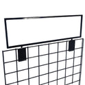 New 4ft Black Grid Panel - Heavy Duty Mesh with T-Leg for durable displays